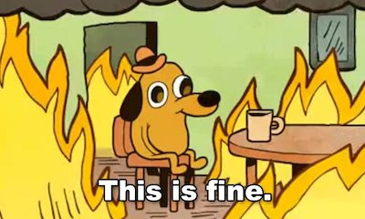 With open eyes into the disaster.